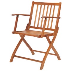 Swiss Folding Chair Oak, 1930s