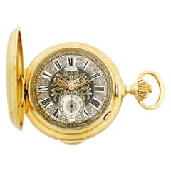 Antique Swiss Grande Sonnerie Quarter-Repeater Pocket Watch