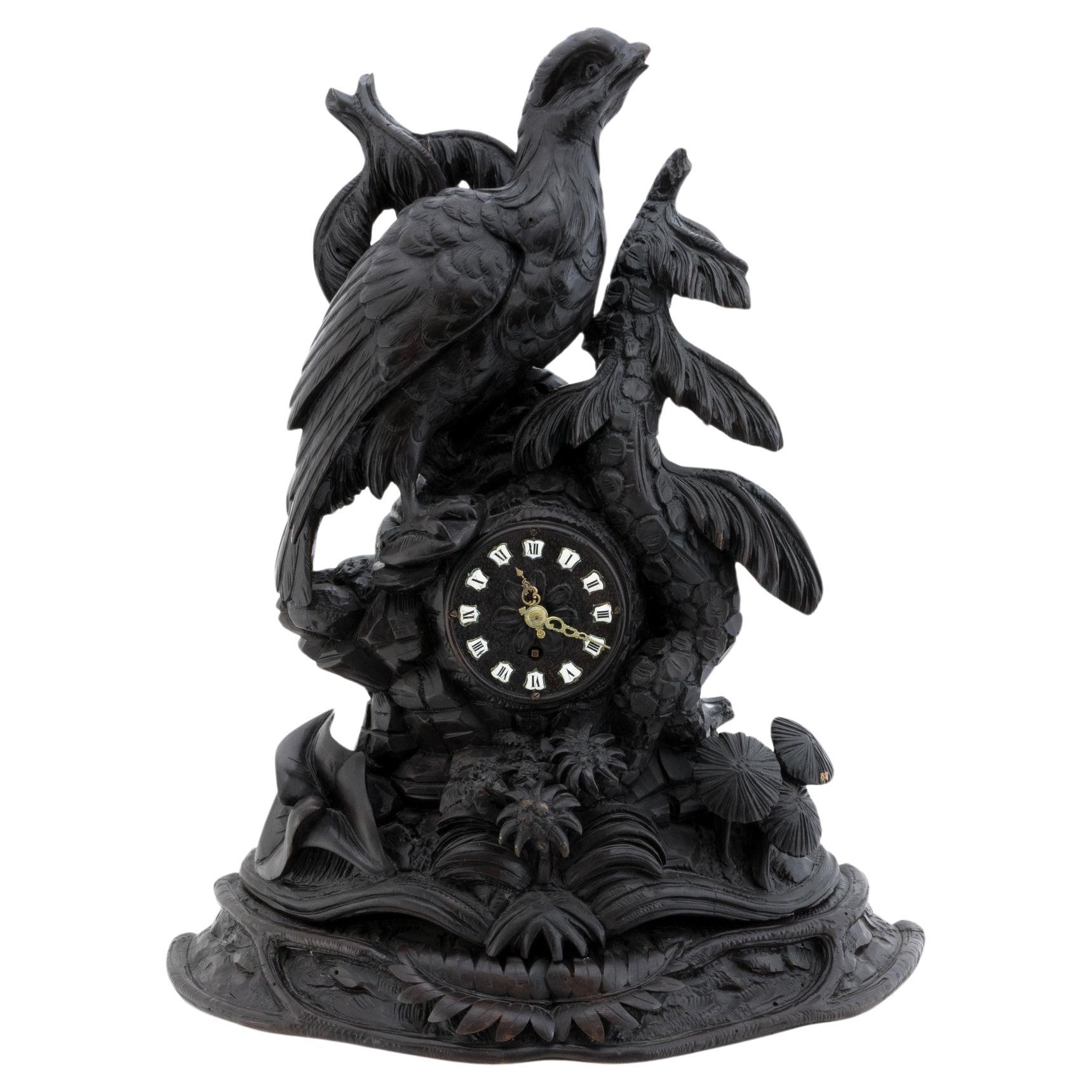 Reloj Suizo de Juego Black Forest Tallado a Mano