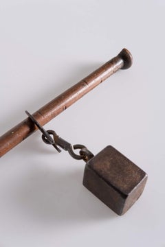 Swiss Iron and Wood Scale, Switzerland, Early 1800