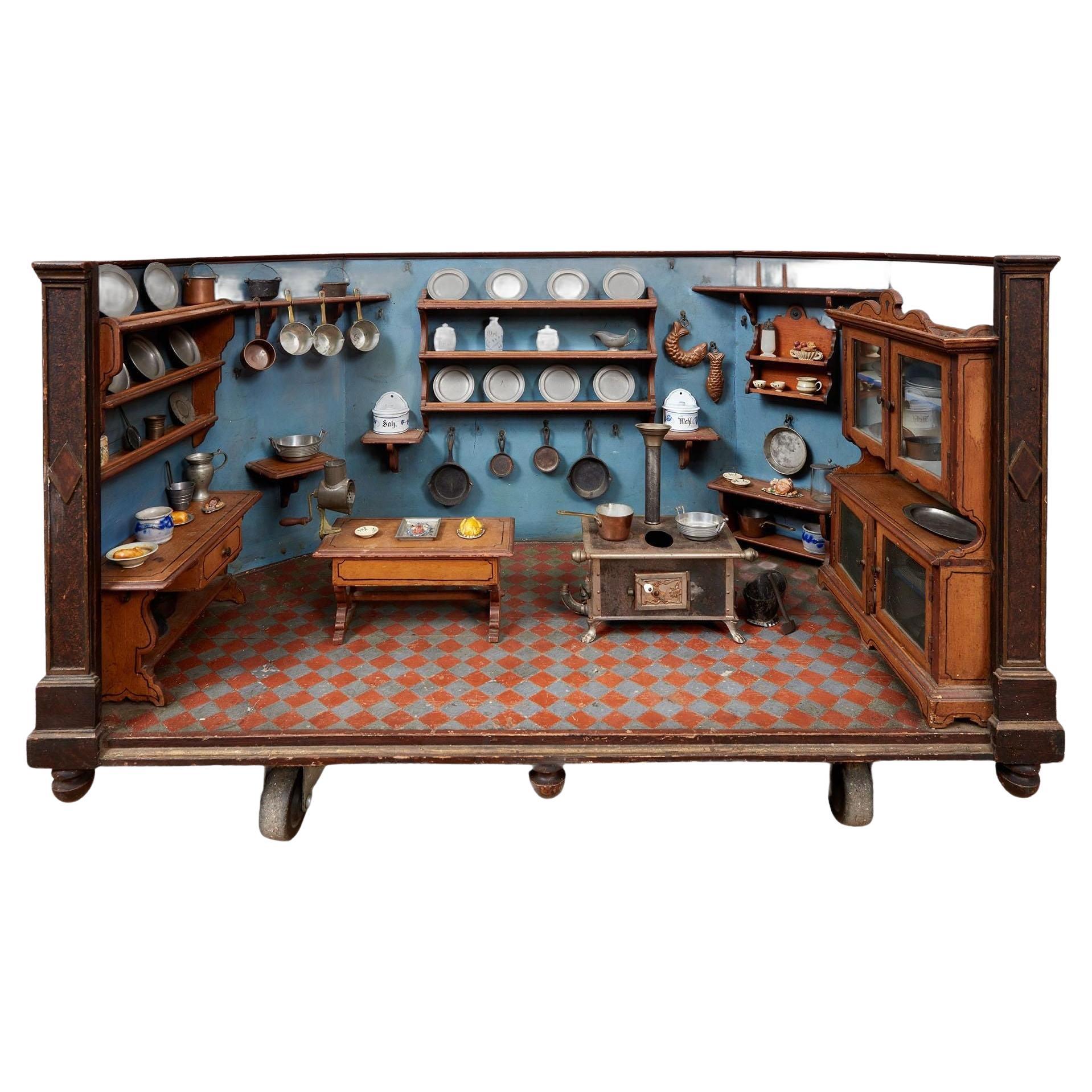 Swiss Kitchen Diorama For Sale