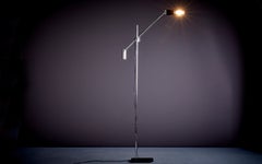 Swiss Lamps International Haloprofil Chrome Floor Lamp, Switzerland 1970s