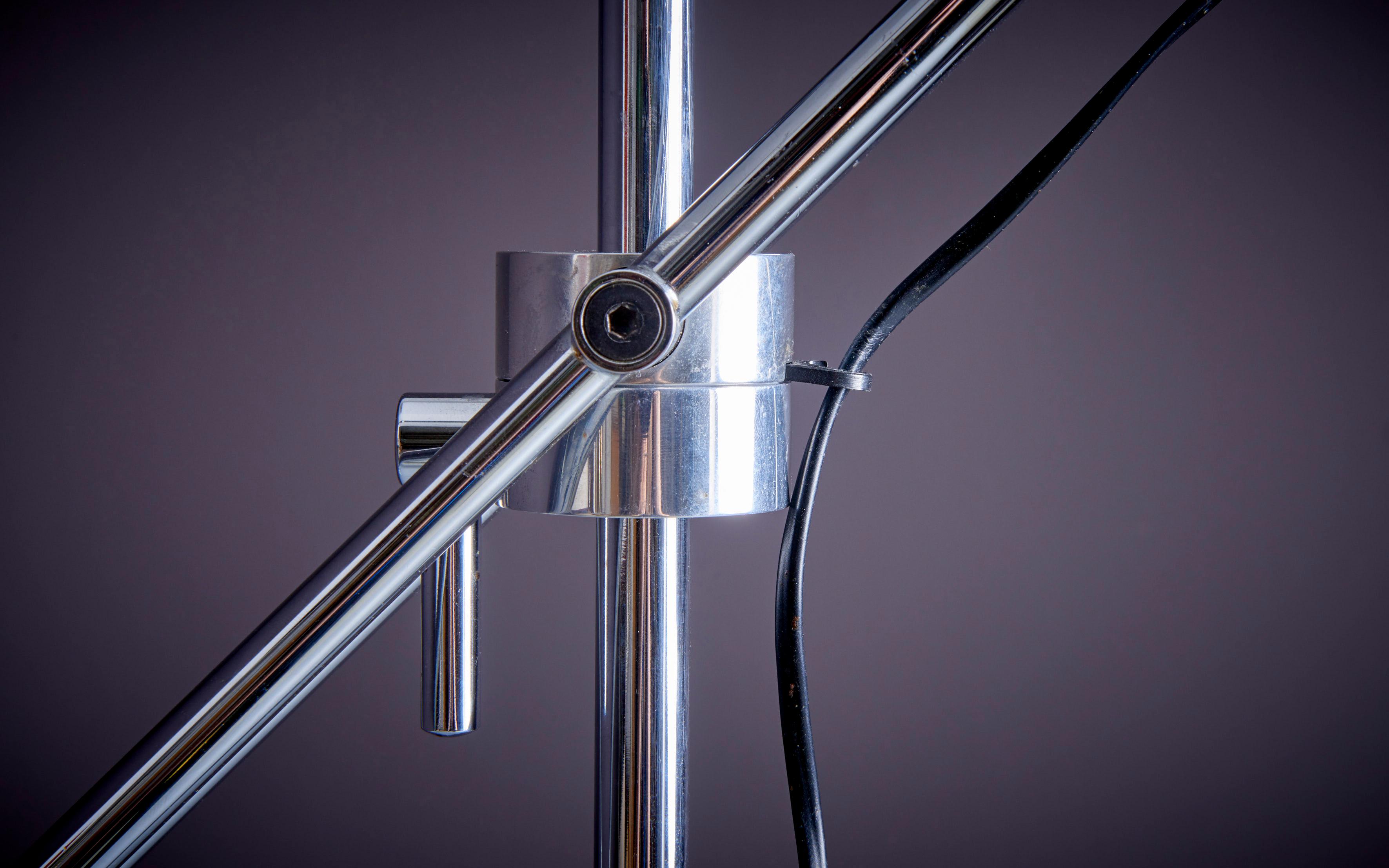 Swiss Lamps International Haloprofil Chrome Floor Lamp, Switzerland 1970s For Sale 1