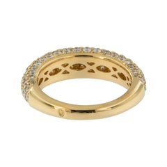 Pulsera "Bombe" de oro de 18 quilates y diamantes fabricada en Suiza