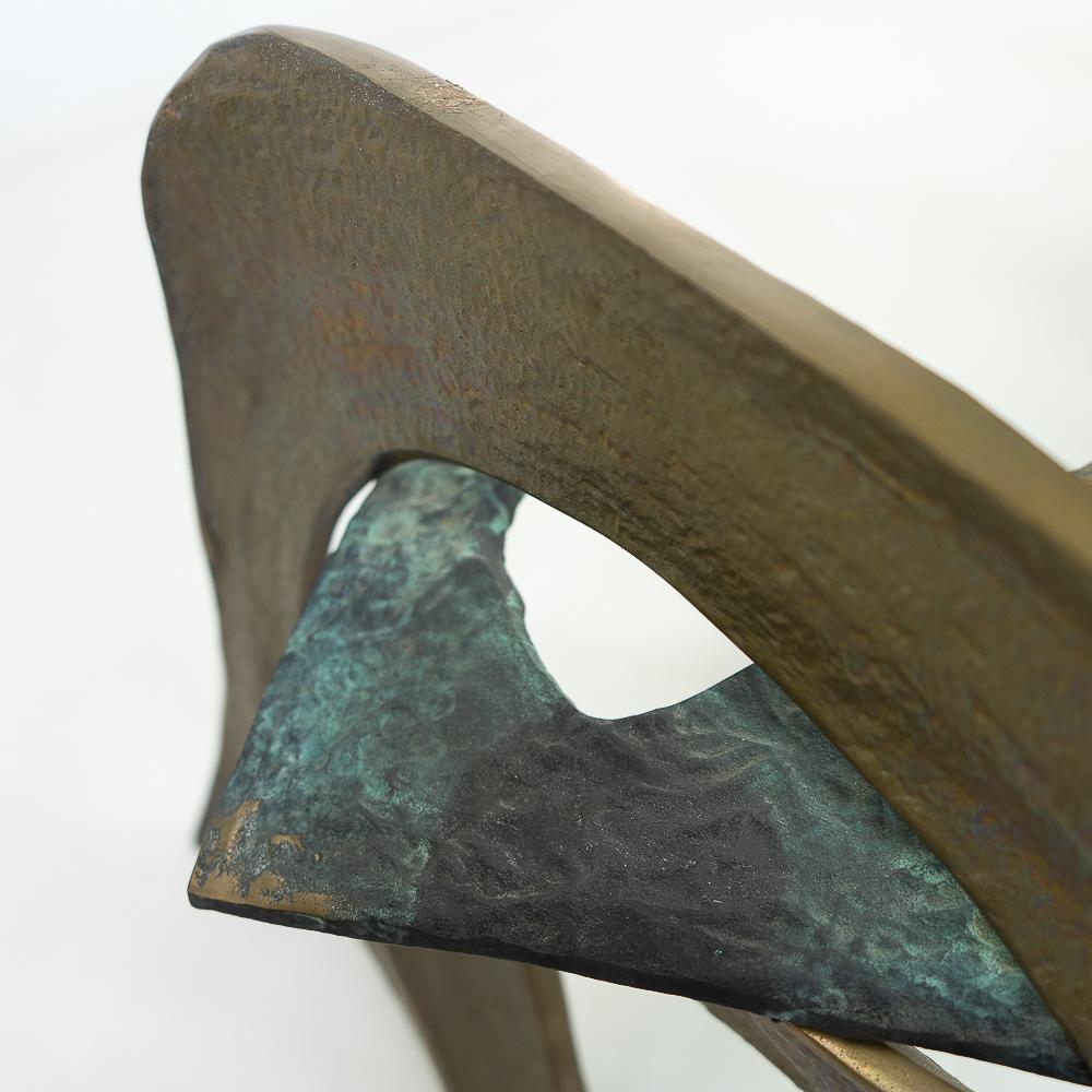 Table basse brutaliste suisse des années 1980 en vente 2