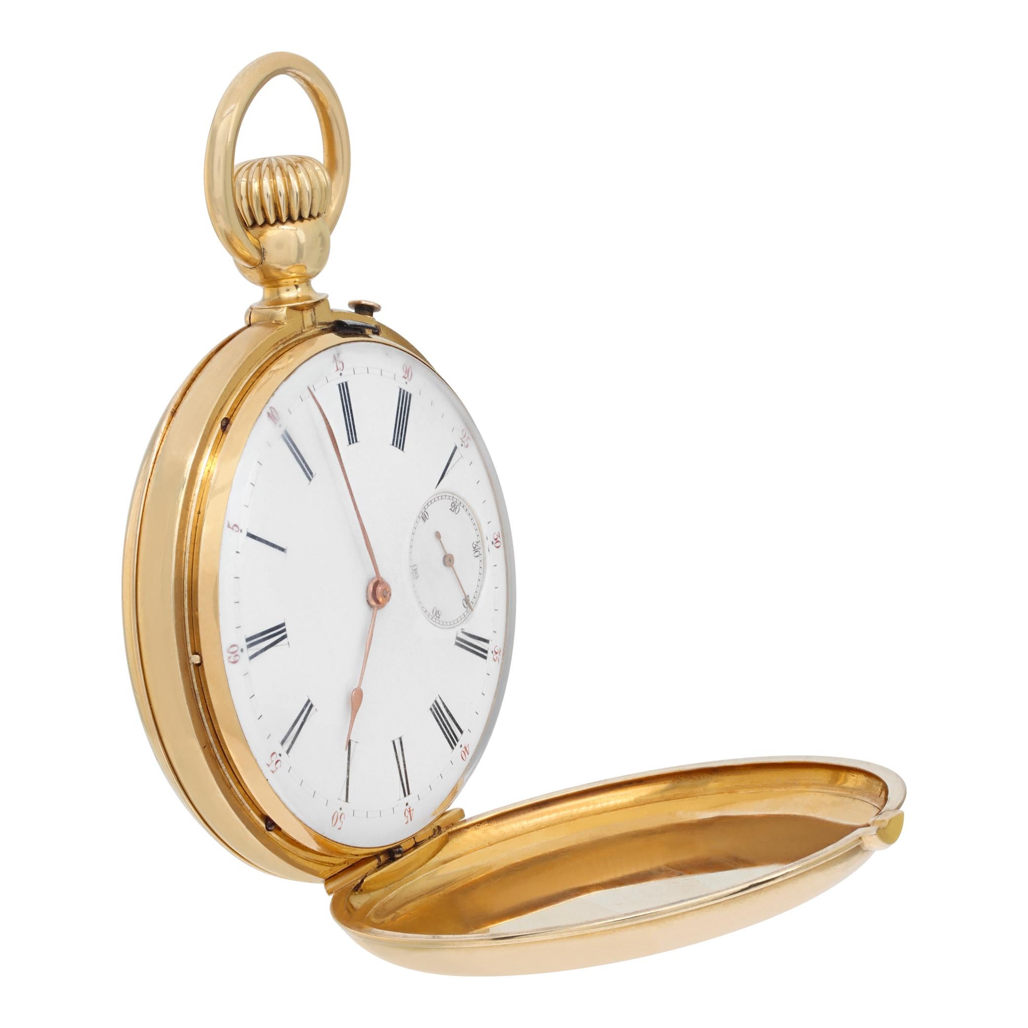Schweizer Taschenuhr aus der Schweiz, 50 mm 1671 im Zustand „Hervorragend“ in Surfside, FL
