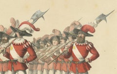 Swiss March of Honor – The Thun Militia in Ceremonial Splendor, 1855