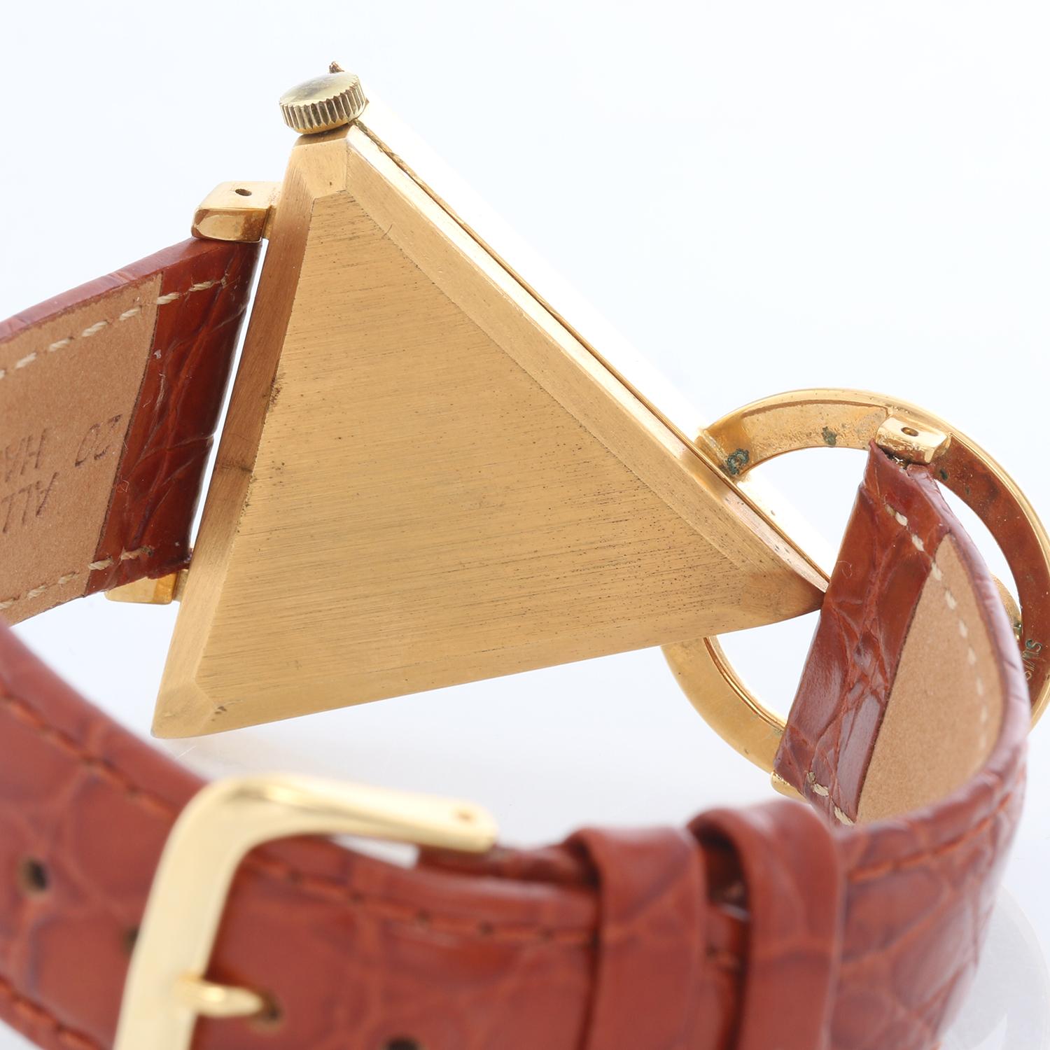 Schweizer Masonic Triangular Armbanduhr Herren