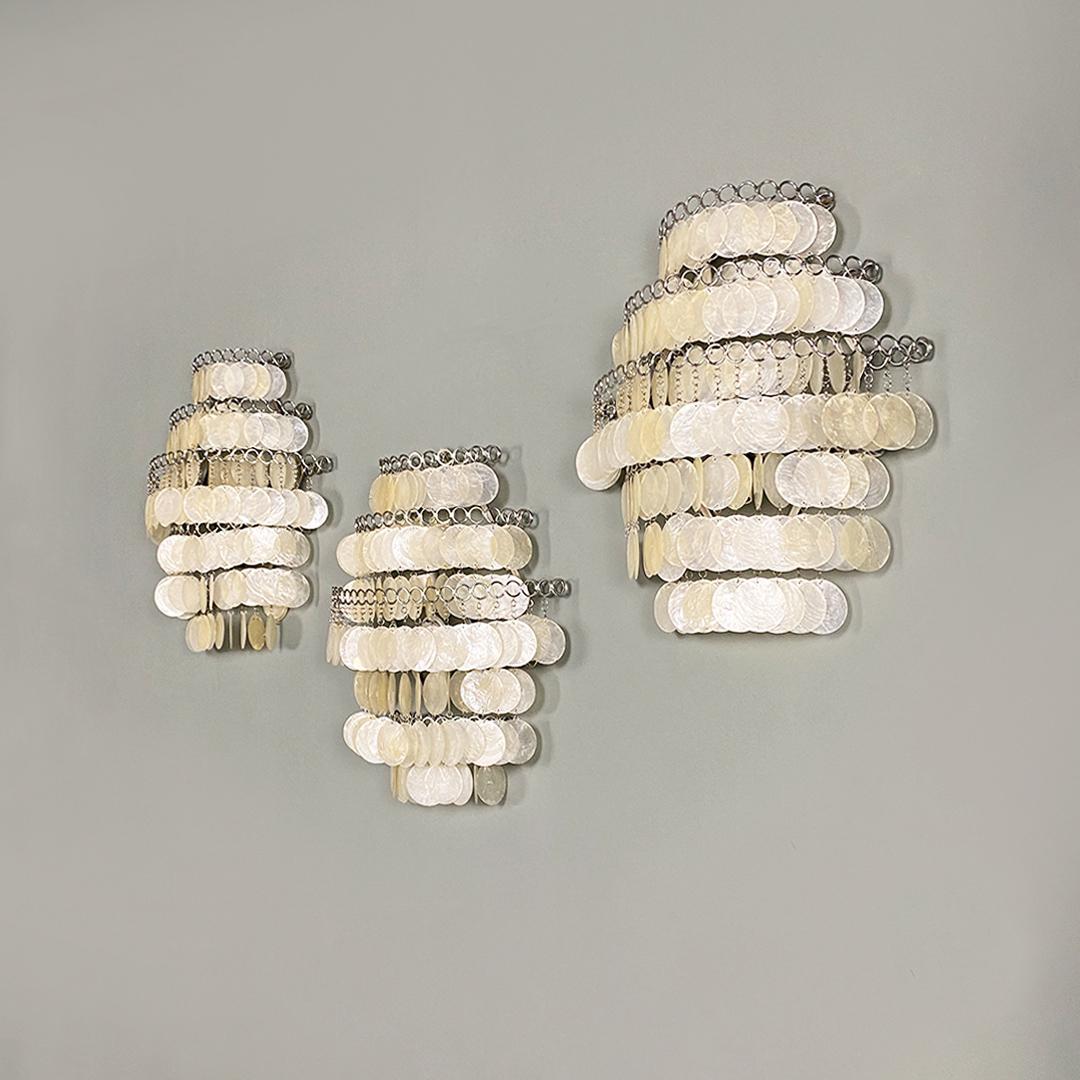 Swiss Mid-Century Metal and Glass Fun Appliques Verner Panton for Luber, 1960s For Sale 9