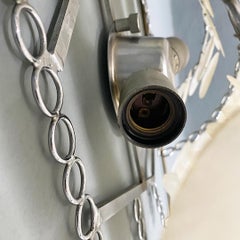 Swiss Mid-Century Metal and Glass Fun Appliques Verner Panton for Luber, 1960s