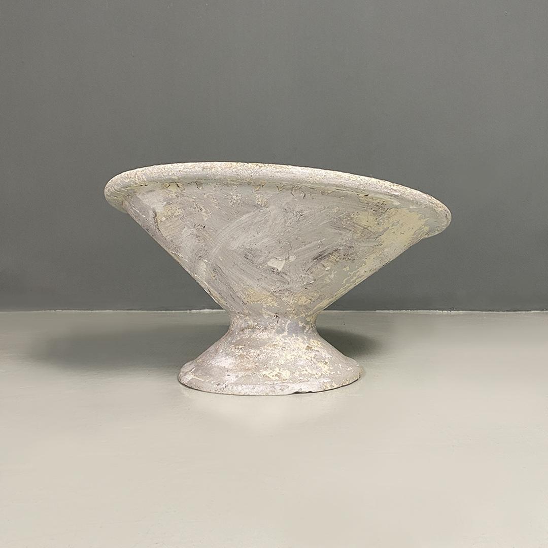 Mid-20th Century Swiss Mid-Century Modern Conical Concrete Diable Planter by Willy Gulh, 1950s For Sale