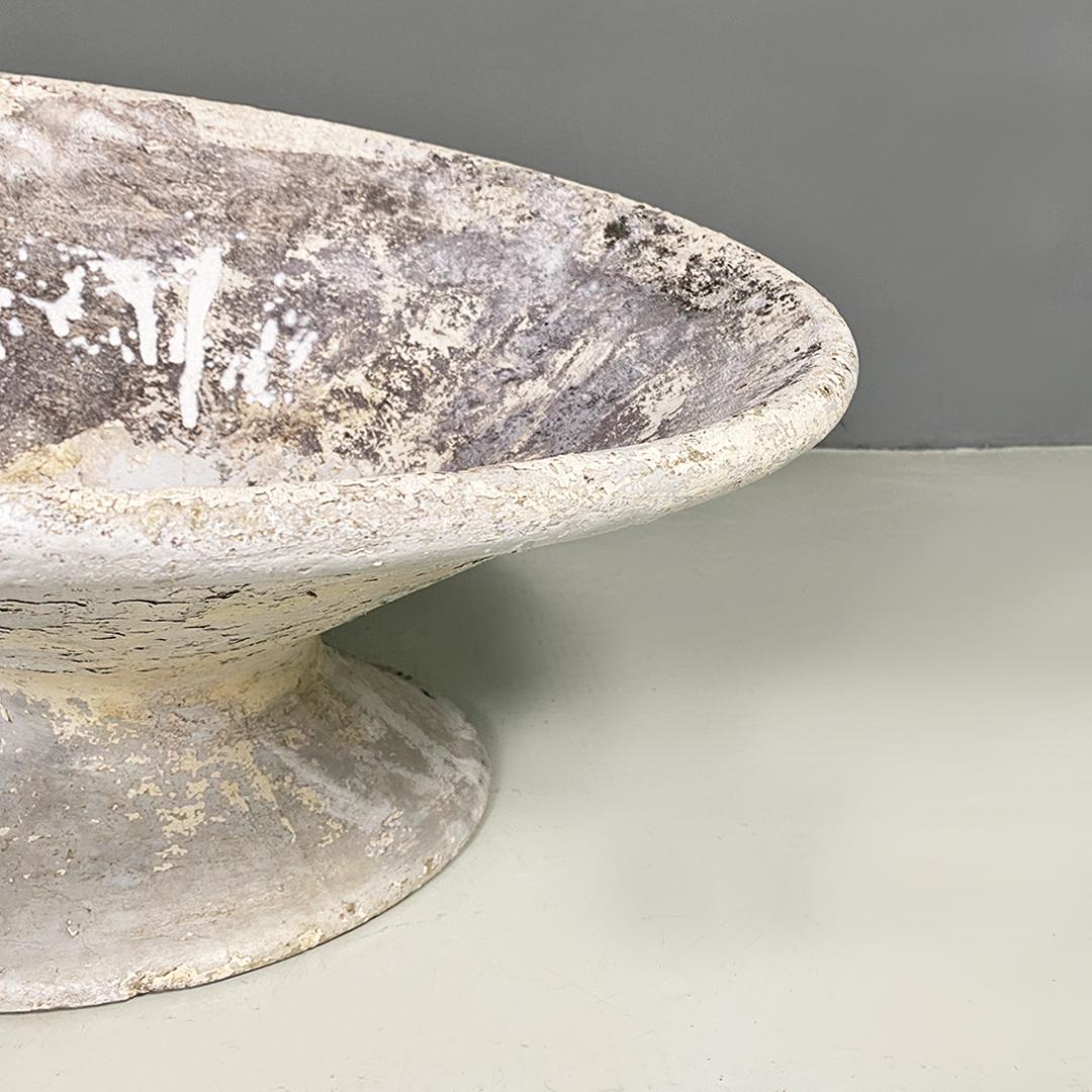 Swiss Mid-Century Modern Conical Concrete Diable Planter by Willy Gulh, 1950s For Sale 3