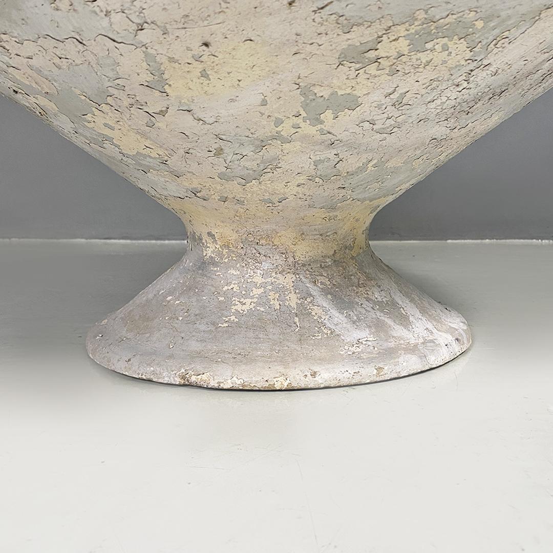 Swiss Mid-Century Modern Conical Concrete Diable Planter by Willy Gulh, 1950s For Sale 4