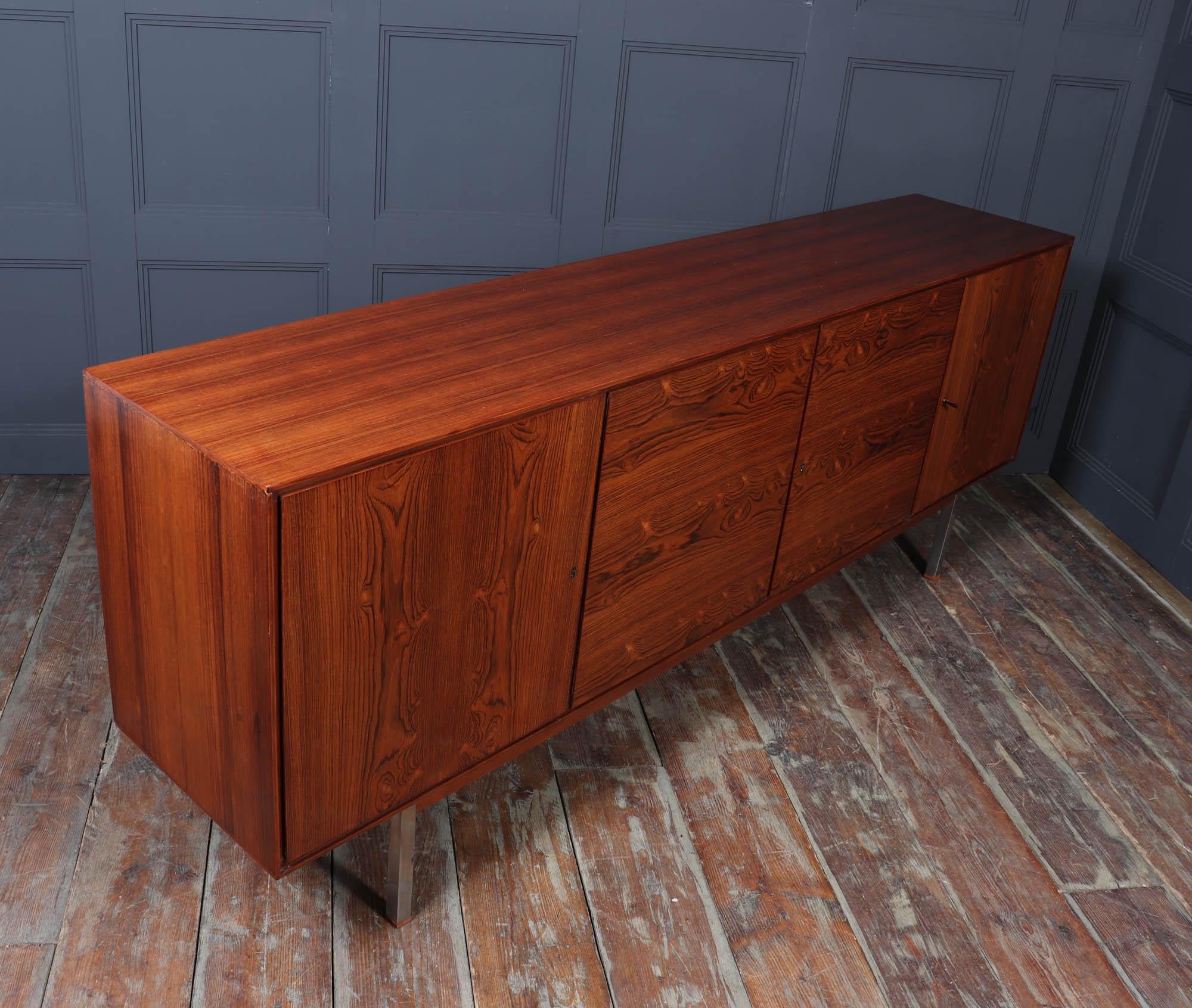 Swiss Mid Century Sideboard c1960 For Sale 8
