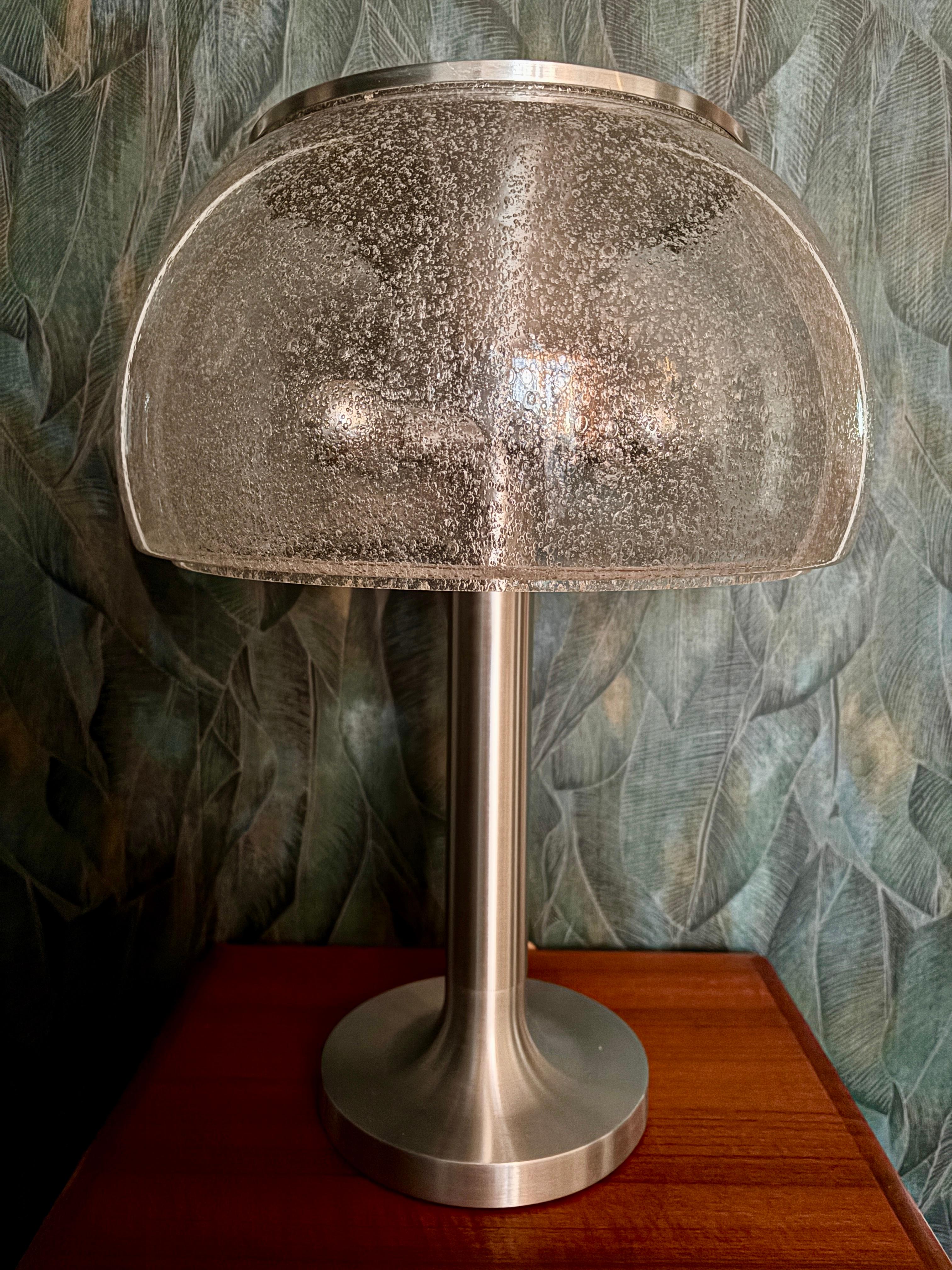 Swiss Mid-Century Space Age Mushroom Type 60 Table Lamp by Temde, 1960s For Sale 9