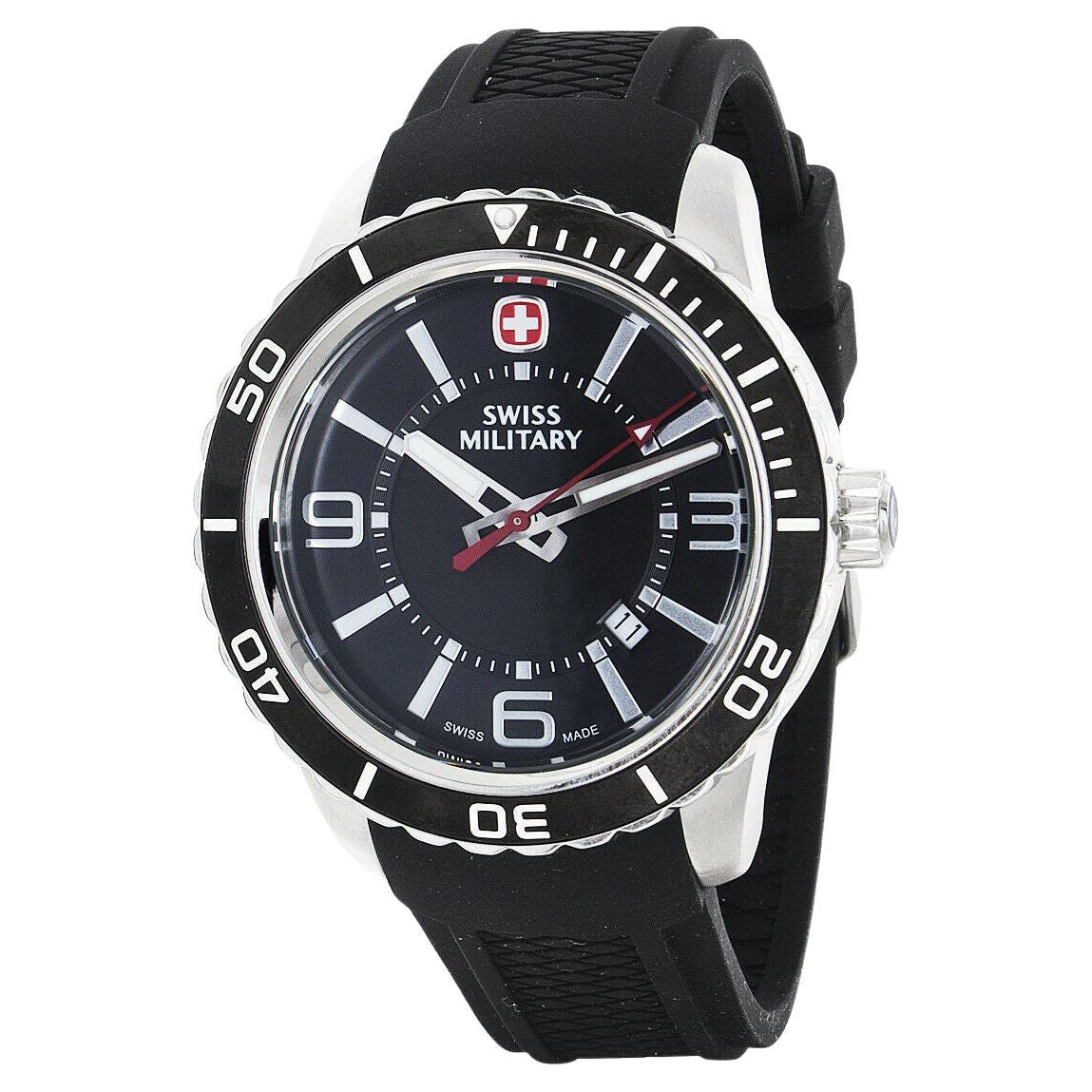 Ritmo Mundo Black Forum Divina Dual Time Steel Rubber Swiss Quartz