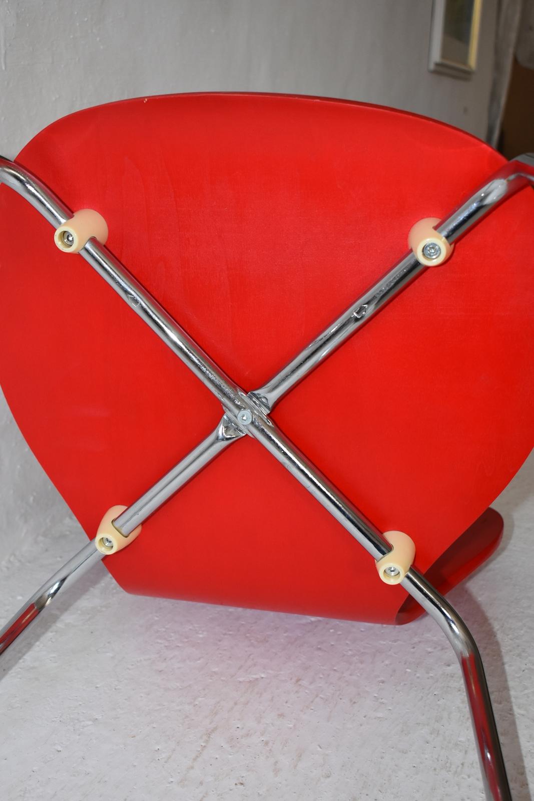 Silla moderna suiza de estilo escandinavo, años 90 en venta 5