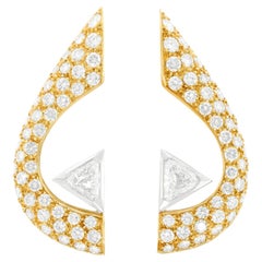 Swiss Modern Diamond Earrings