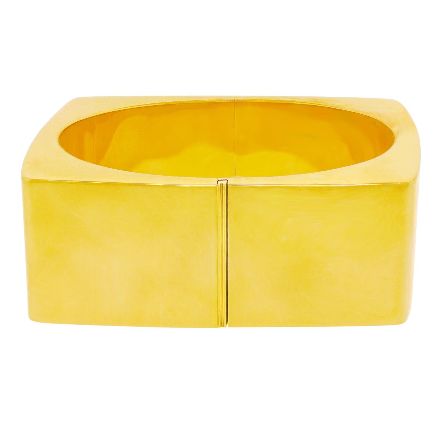 Swiss Modern Gold Bangle 2