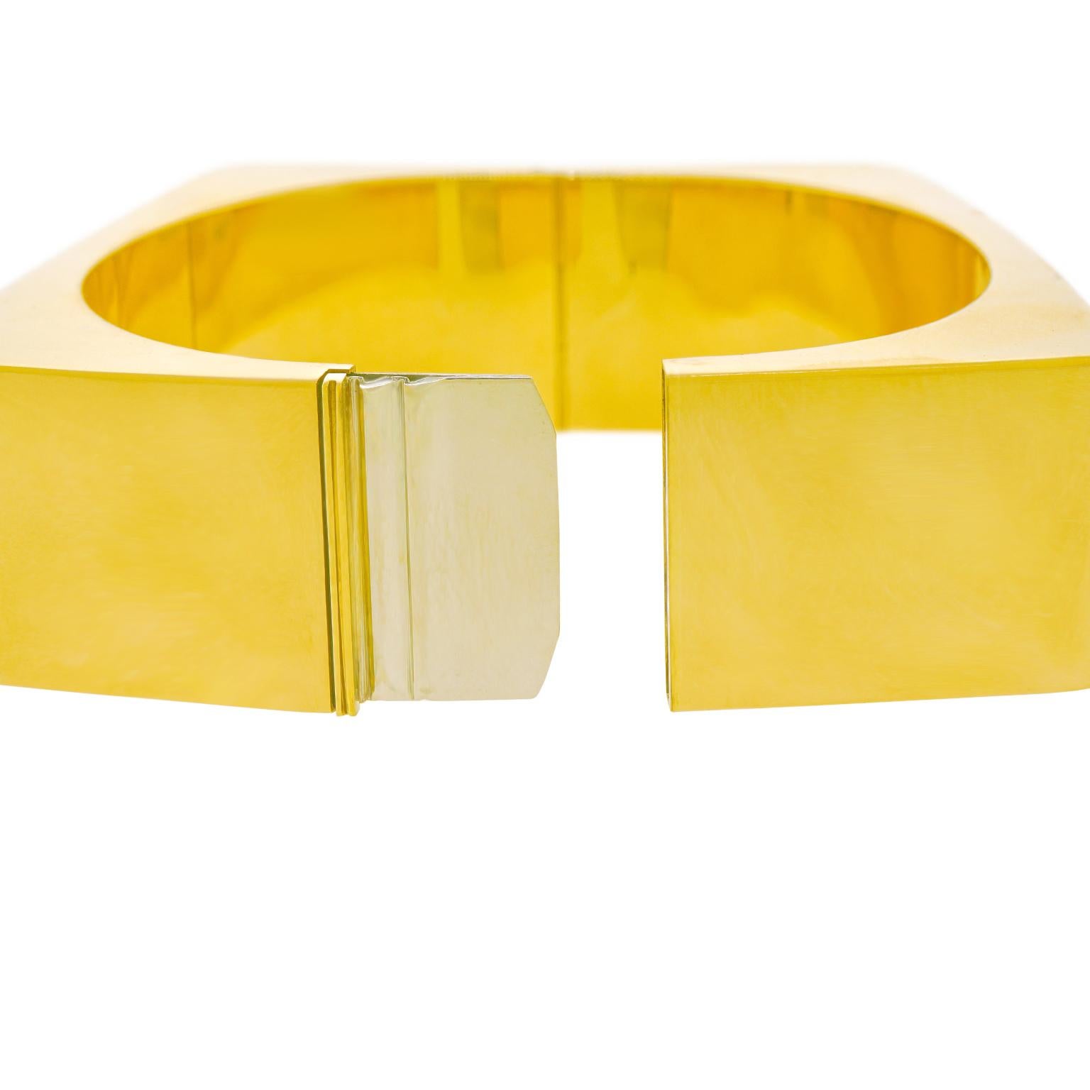 Swiss Modern Gold Bangle 1