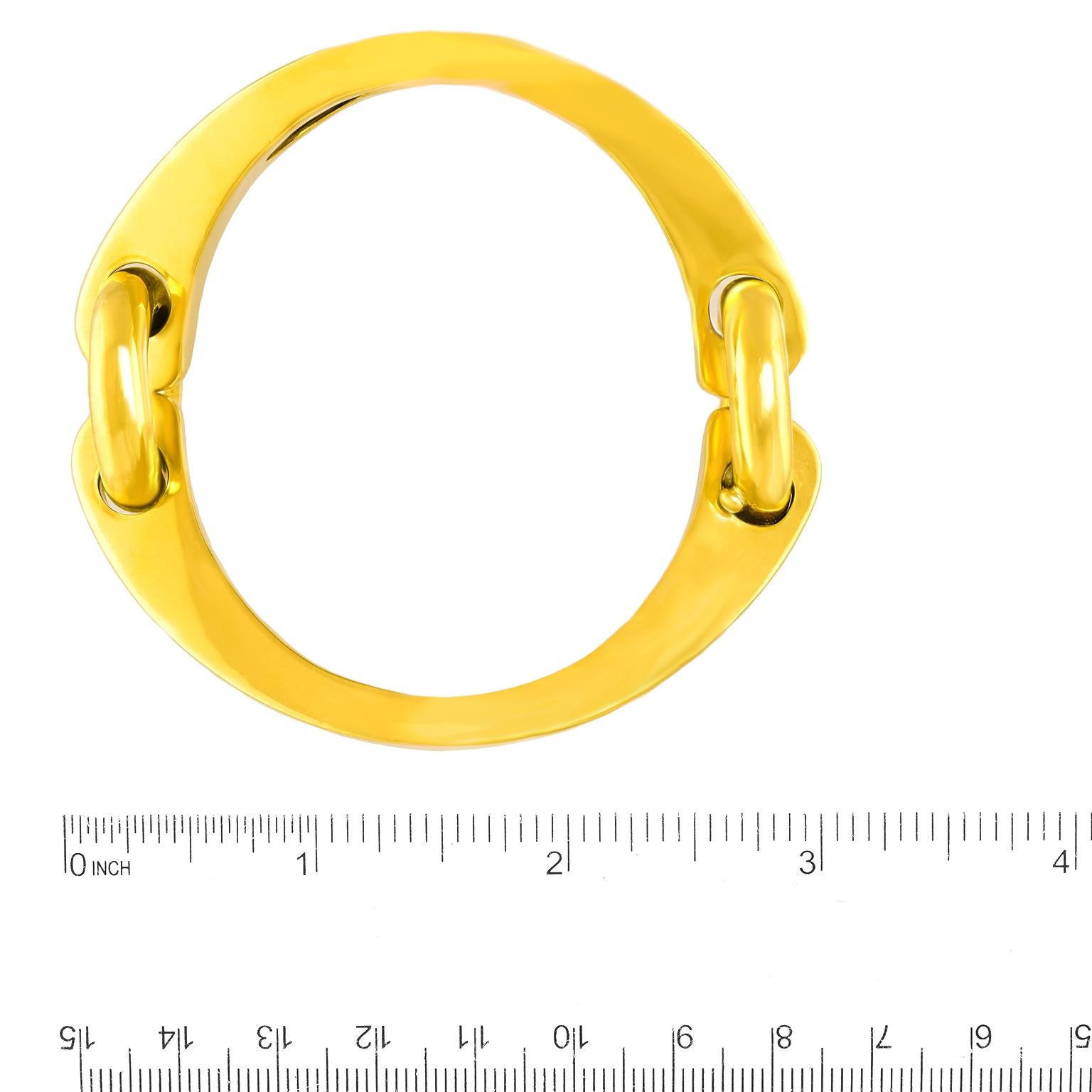 Swiss Modern Gold Bracelet Weber & Cie Genève 1