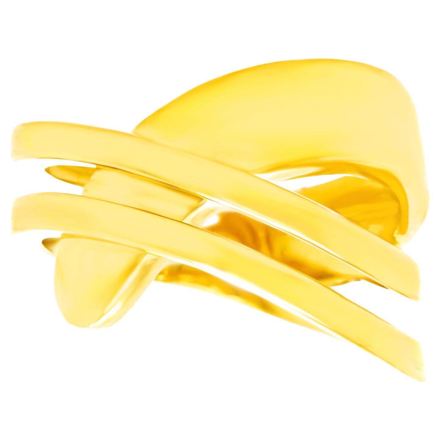 Swiss Modern Gold Ring by Gubelin