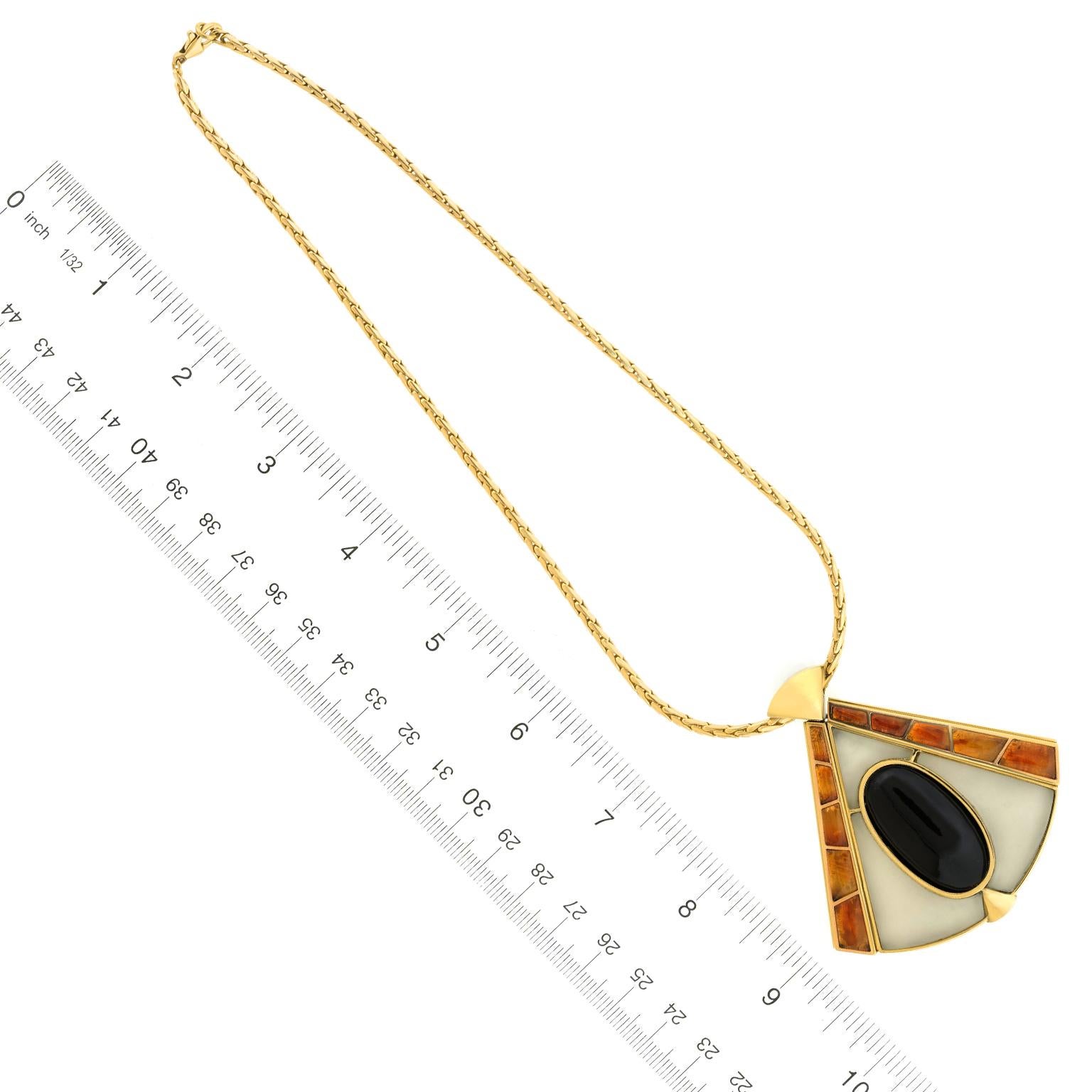 Swiss Modern Halskette für Damen oder Herren im Angebot