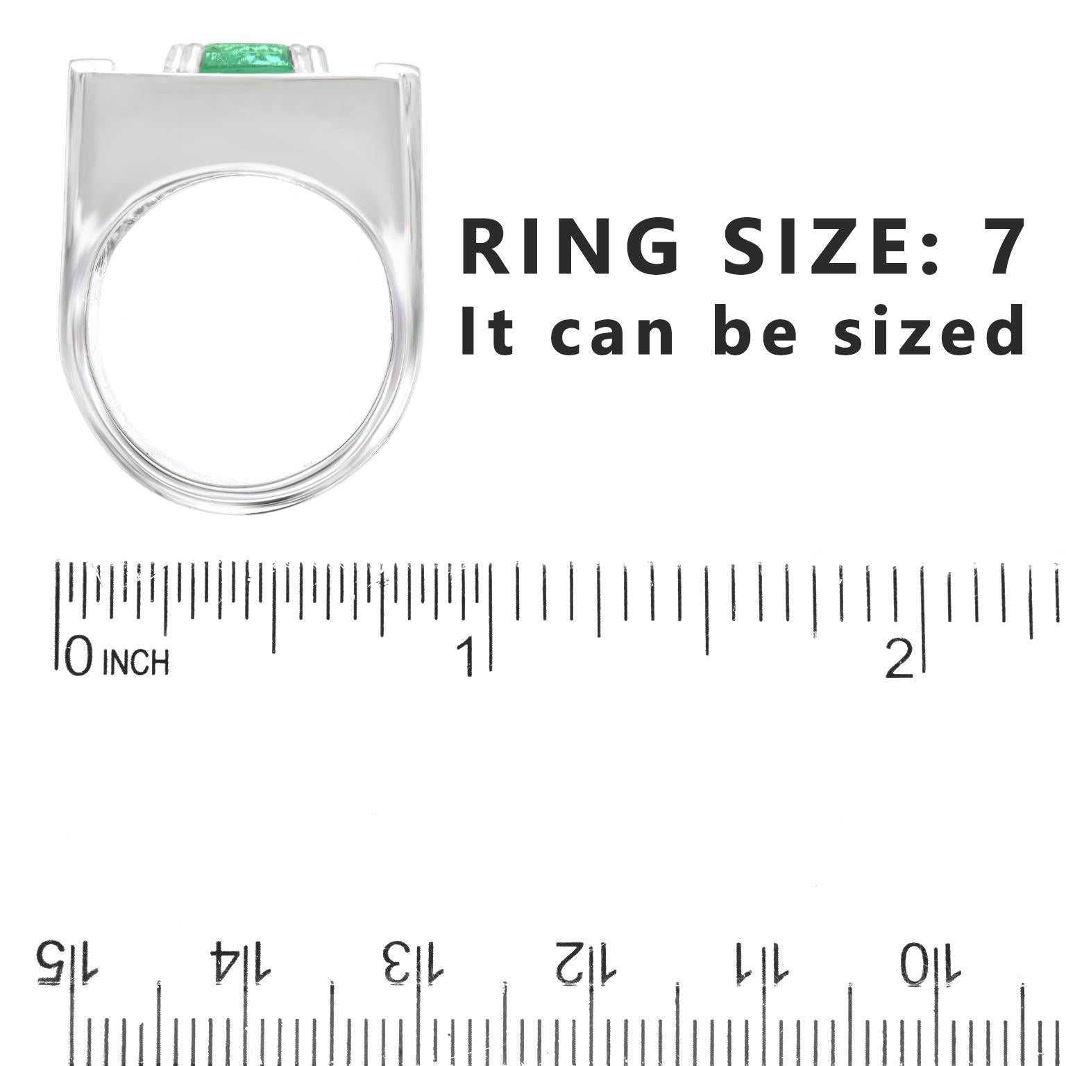 Women's or Men's Swiss Modern Tourmaline Ring