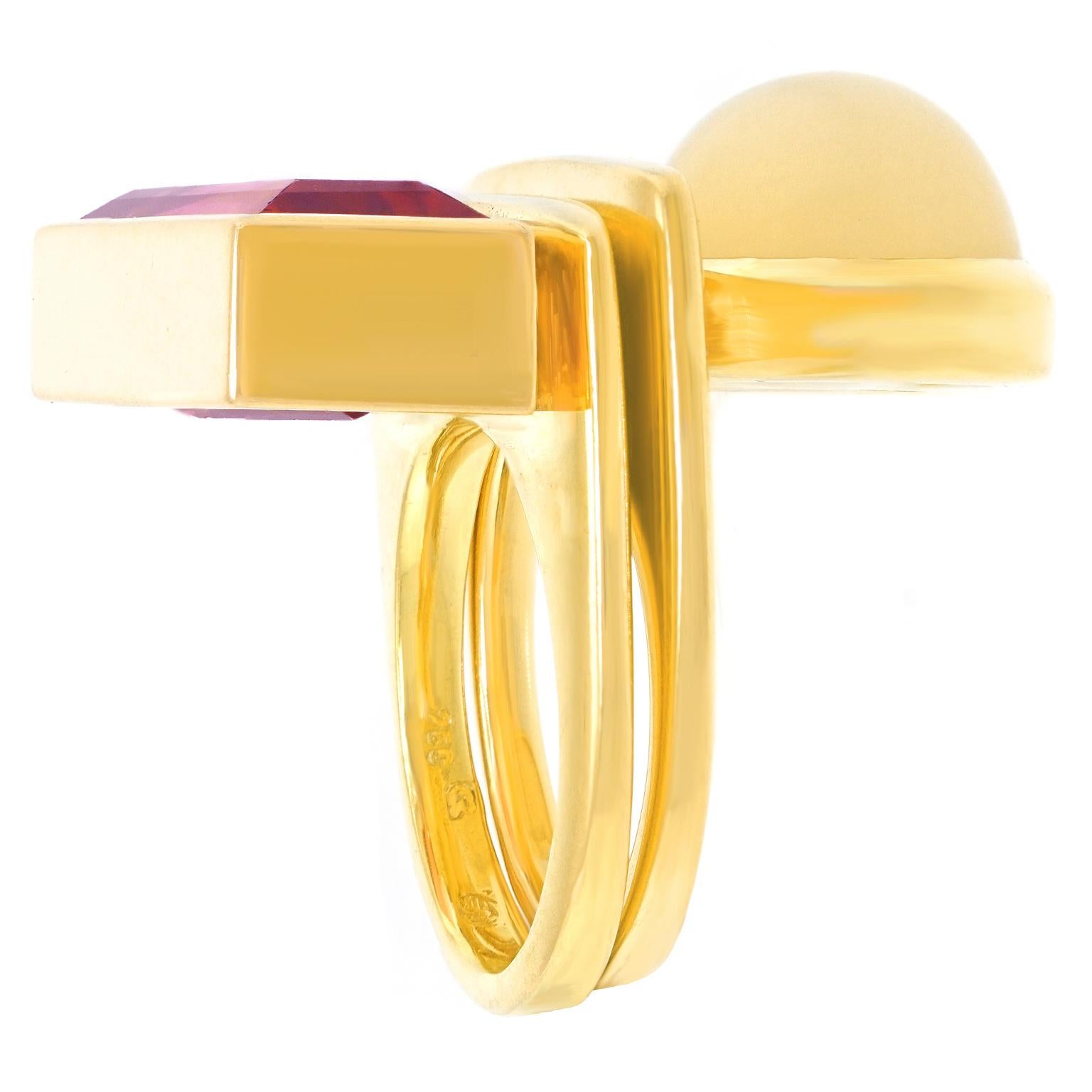 Swiss Modernist Sixties Rings For Sale 5