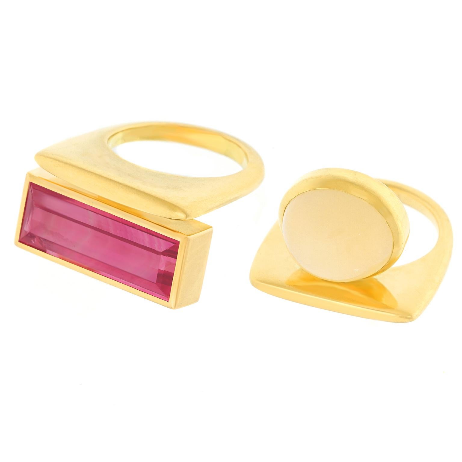 Swiss Modernist Sixties Rings For Sale 2