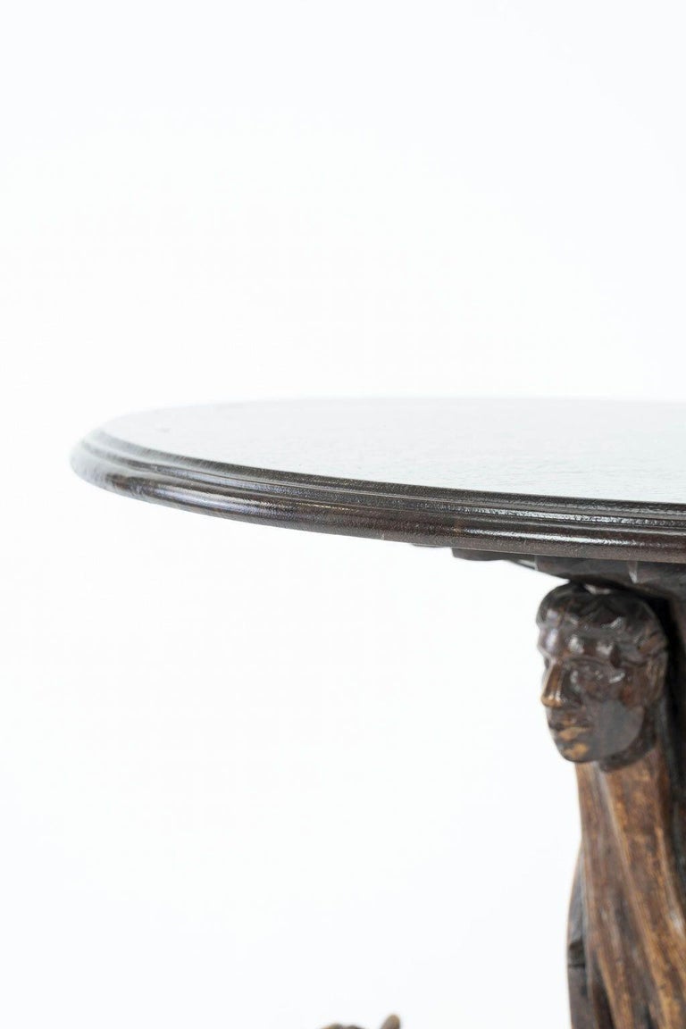 Swiss Naturalistic Root Wood Base Side Table For Sale at 1stDibs