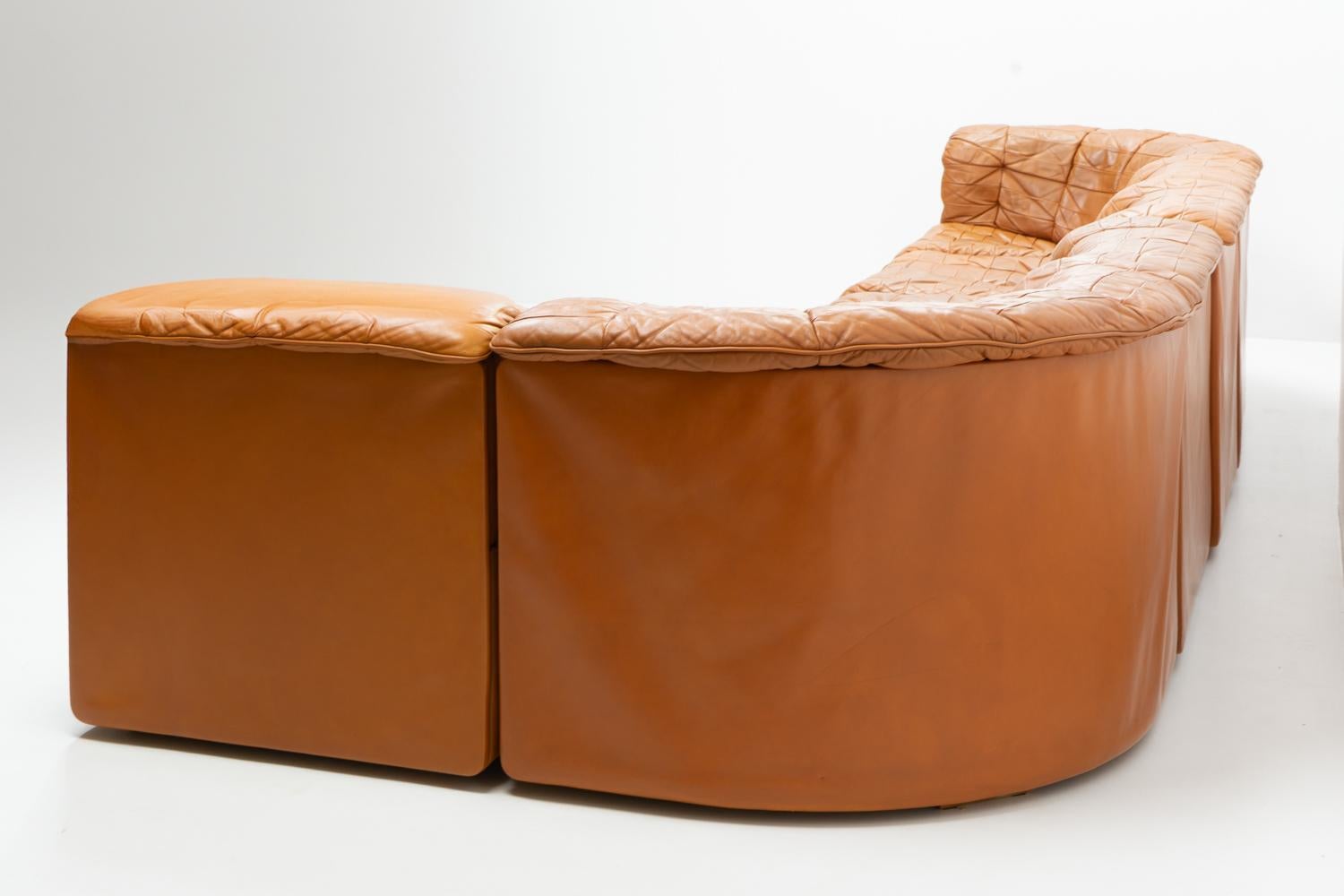 Swiss Original Vintage De Sede DS-11 Modular Sofa, 1970s 9