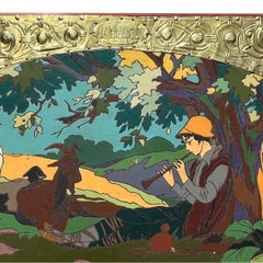 Swiss Painted Wood Panel