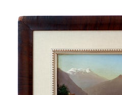 Swiss Painting of the Chateau de Chillon on Lake Geneva