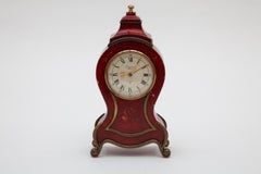 Sveglia a carica dipinta a mano Swiss Prexim 15 Jewell Swiss made