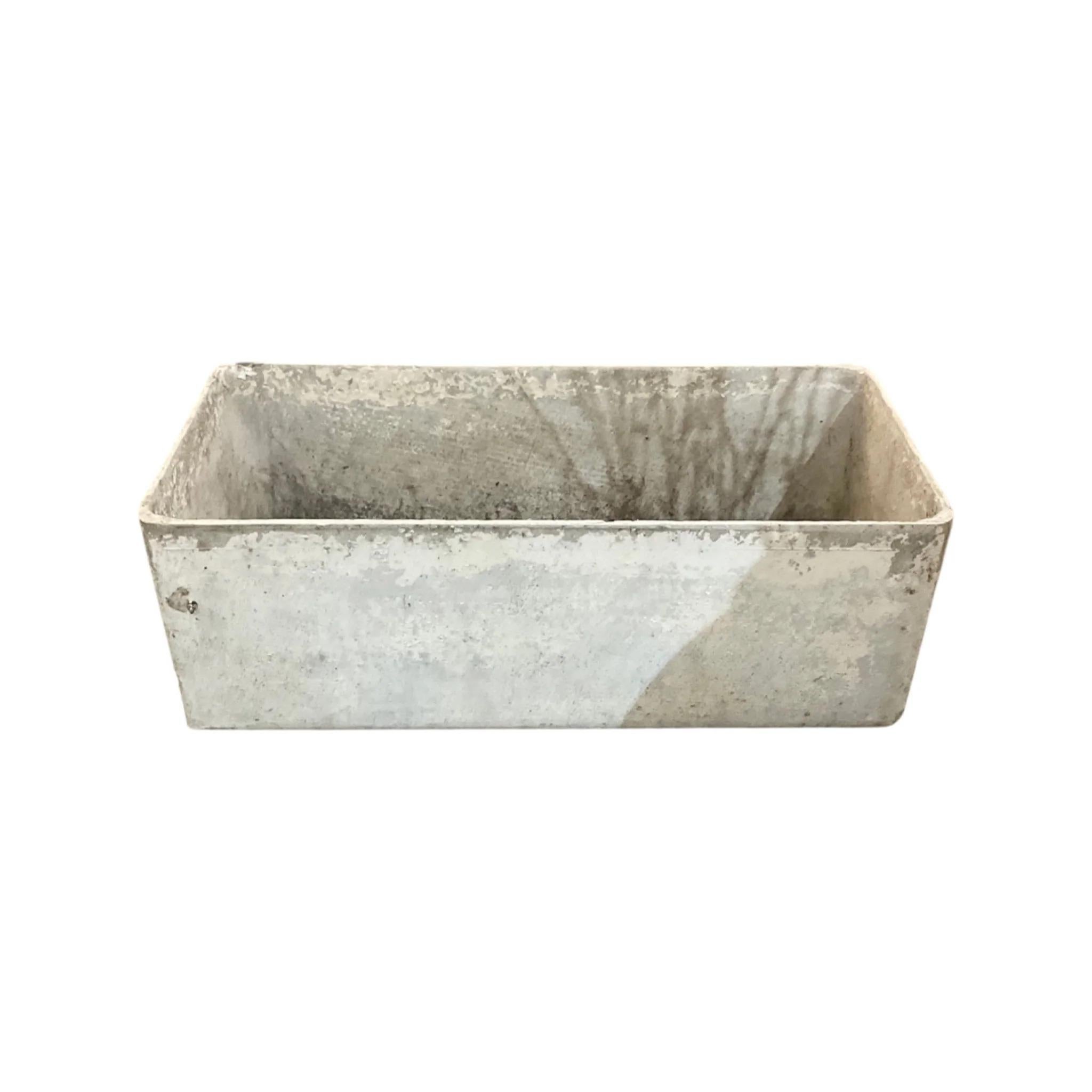 Swiss Rectangle Planter by Willy Guhl In Good Condition For Sale In Dallas, TX