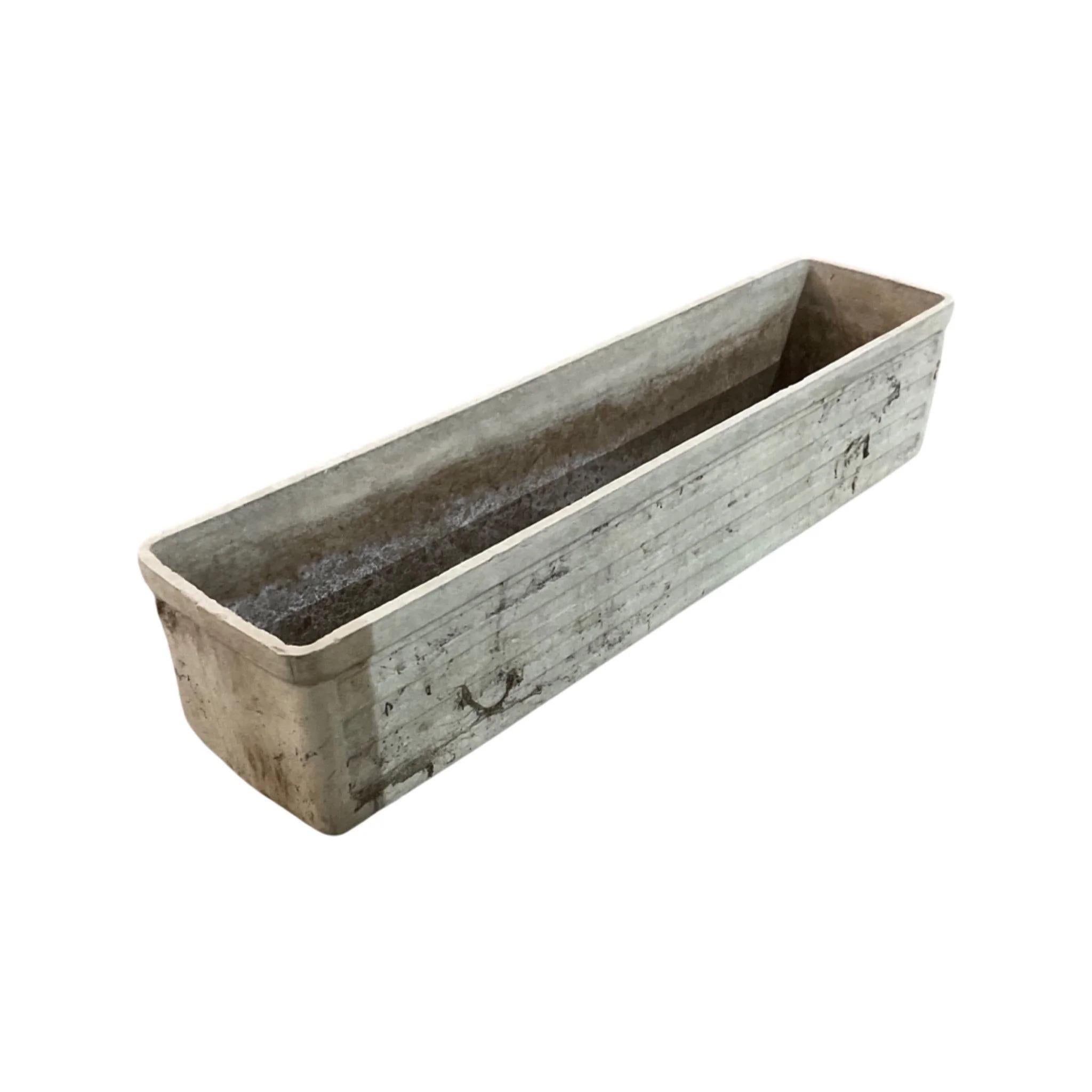 19th Century Swiss Rectangle Planter by Willy Guhl For Sale