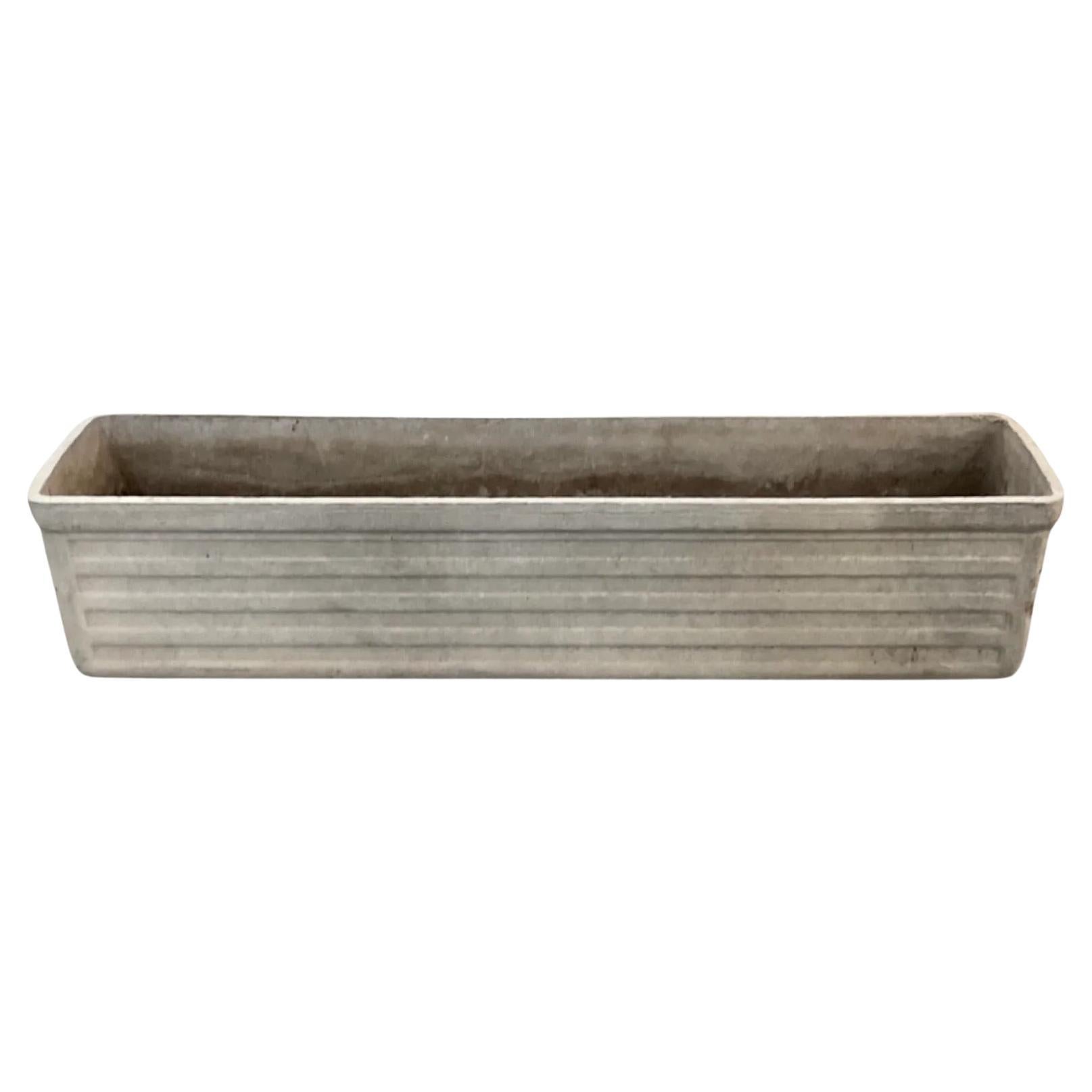 Swiss Rectangle Planter by Willy Guhl For Sale