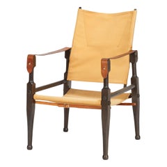 Vintage Swiss Safari Chair by Wilhelm Kienzle for Wohnbedarf, 1950s