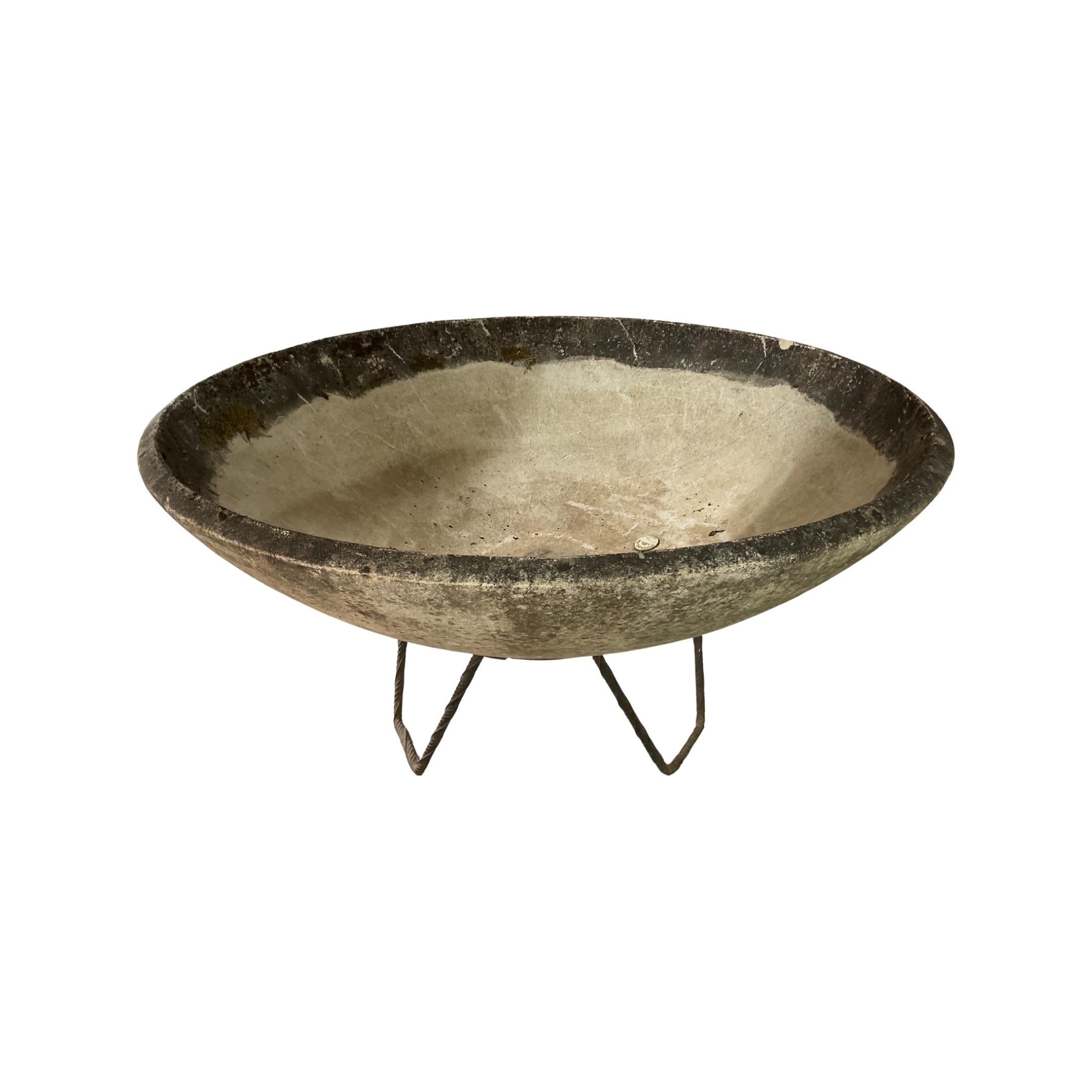 19th Century Swiss Saucer Planter by Willy Guhl For Sale