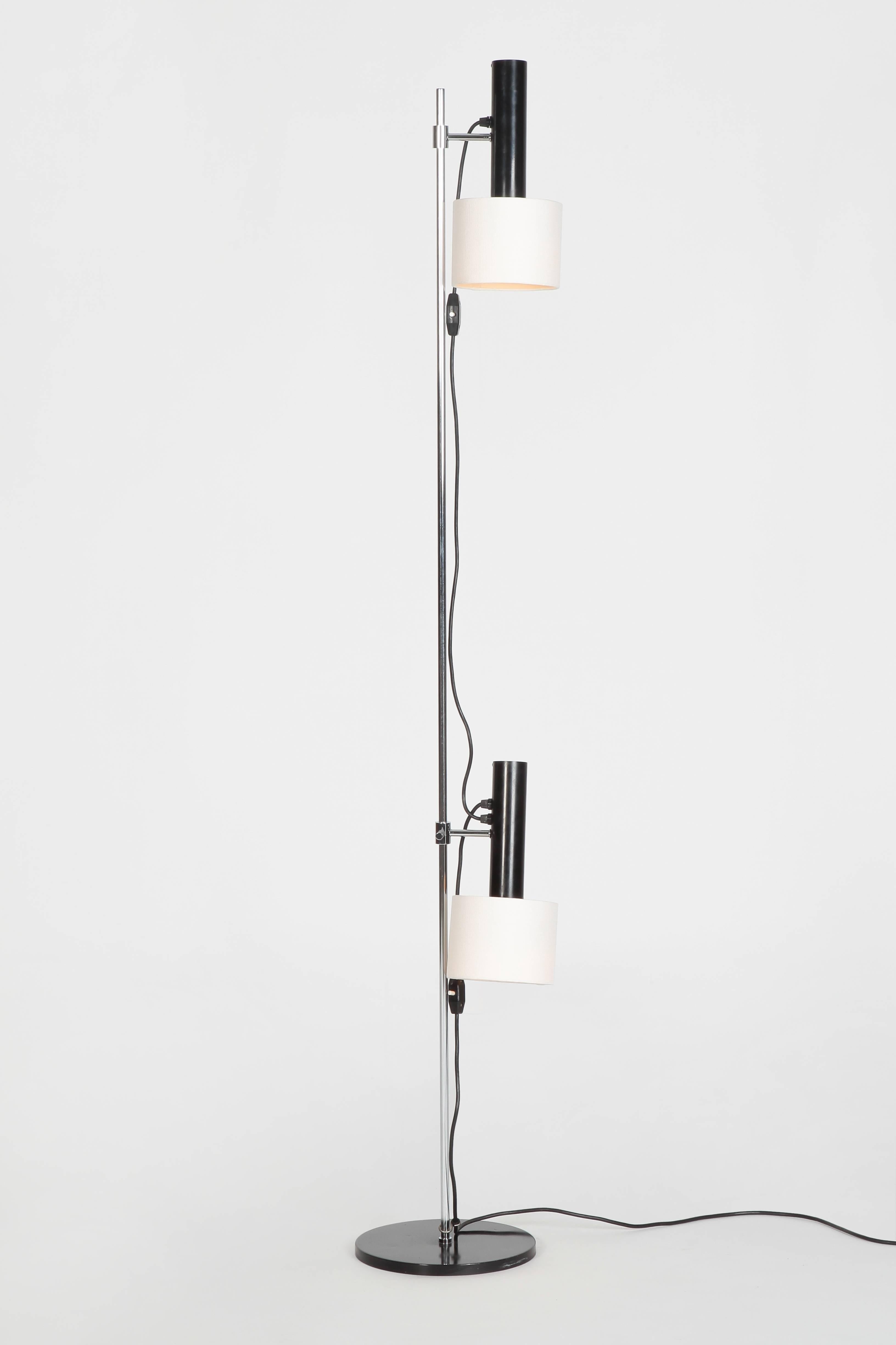 Mid-Century Modern Swiss Spot Floor Lamp Megal AG, 1960s