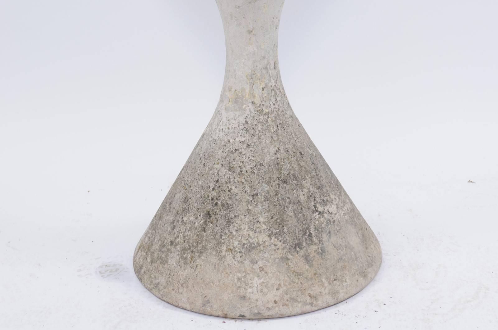 Swiss Willy Guhl for Eternit Diabolo Concrete Hourglass Planter from the 1960s 2