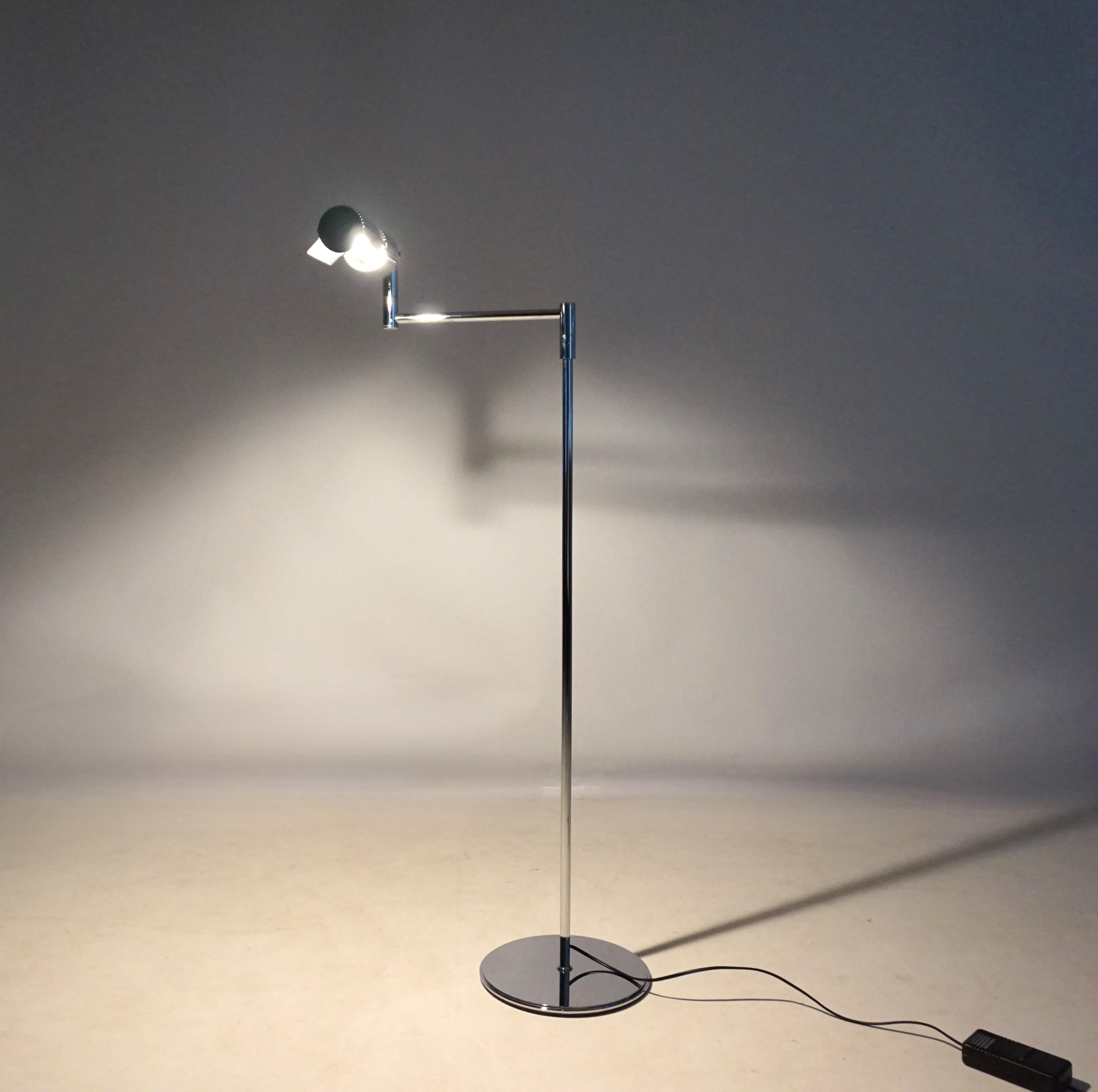 Swisslamps Haloprofil 878HR floor lamp by Viktor Frauenknecht, 1979 For Sale 14