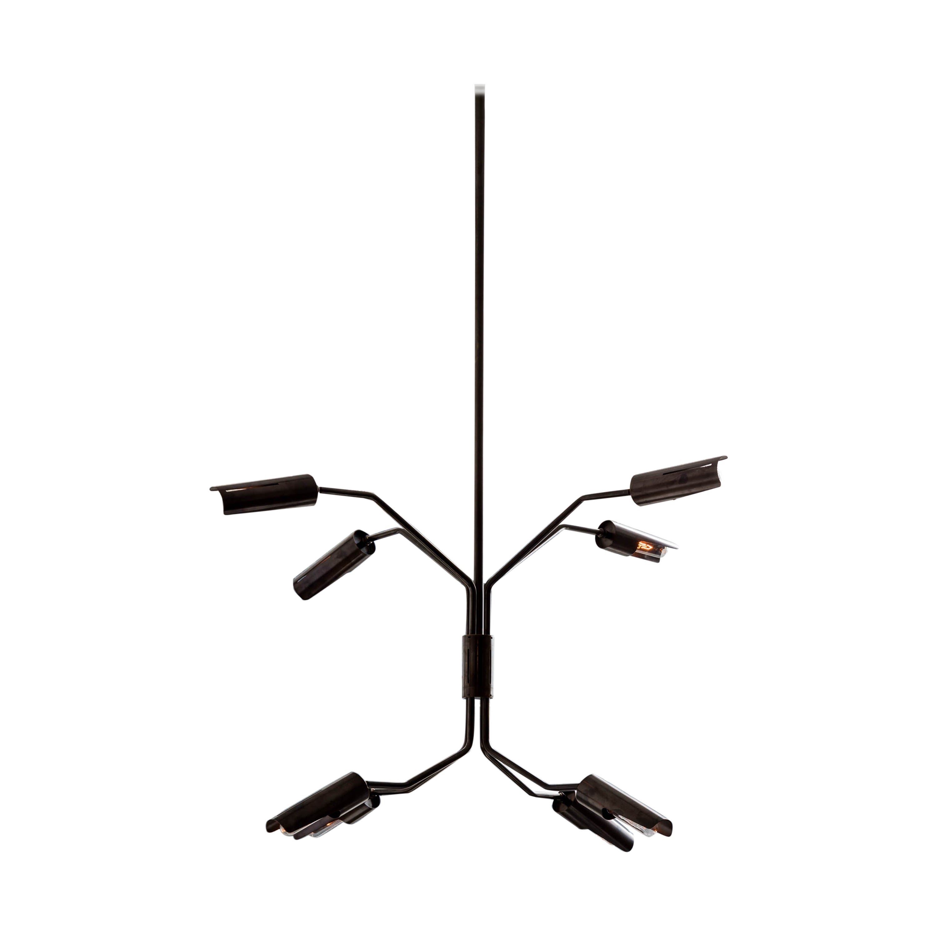 Switch 8-Arm Pendant, by Lumifer For Sale