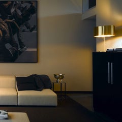 Switch Gold Table Lamp by  Lendo  for Oluce