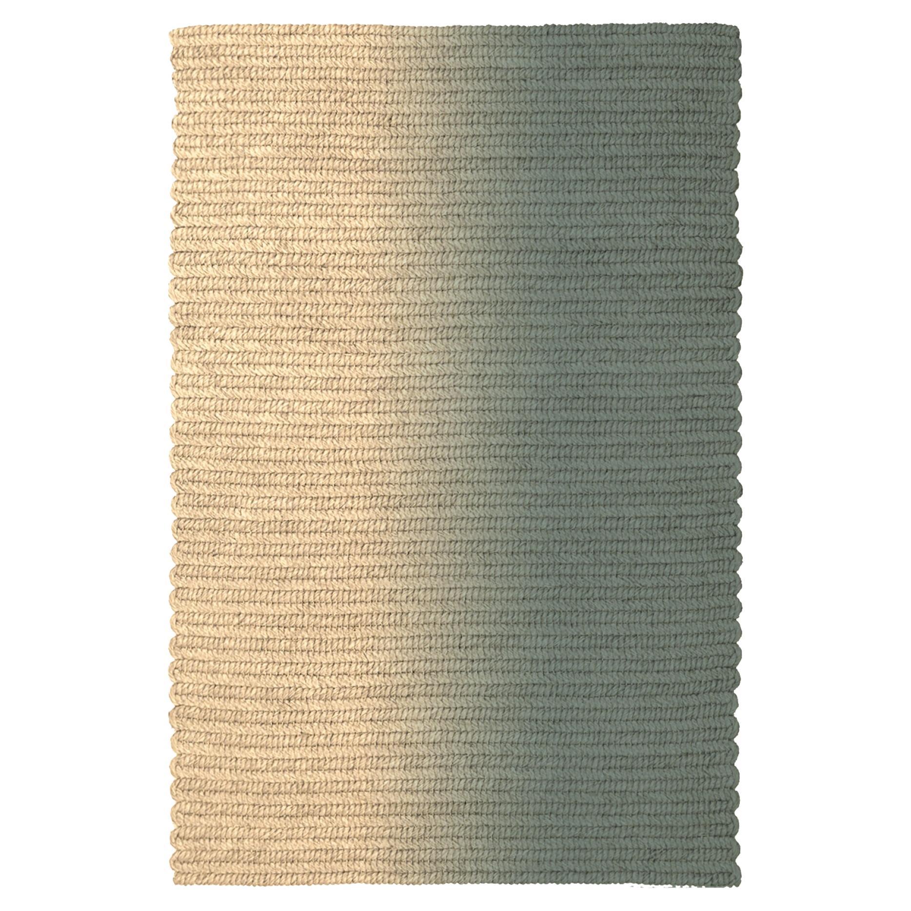 „Switch“-Teppich aus Abaca, Caffe Latte,  260x390cm  Claire Vos für Musett Design