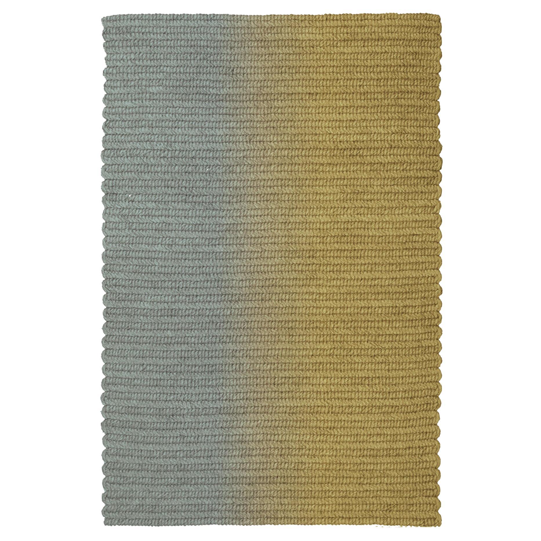 „Switch“-Teppich aus Abaca, „Pampas“, 160x240cm, von Claire Vos für Musett Design