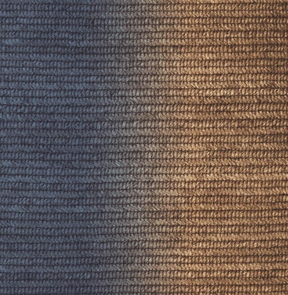 „Switch“-Teppich aus Abaca, „Royal Blue“, 160x240cm, von Claire Vos für Musett Design (Sonstiges) im Angebot