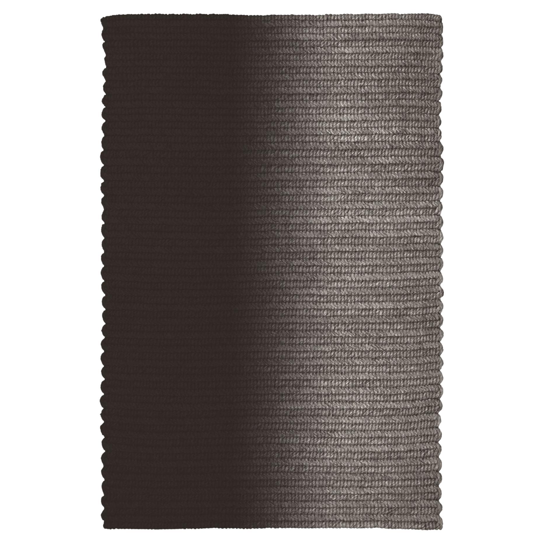 „Switch“-Teppich aus Abaca, „Truffle“, 160x240cm, von Claire Vos für Musett Design