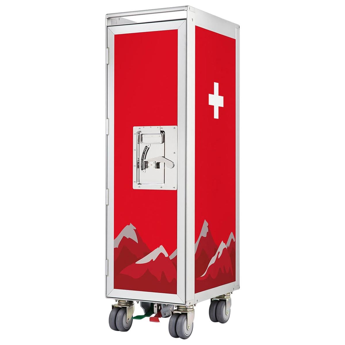 Schweiz Aircraft Bar Trolley